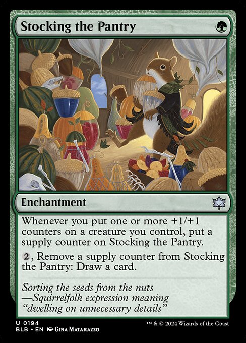 Stocking the Pantry highlighted card art