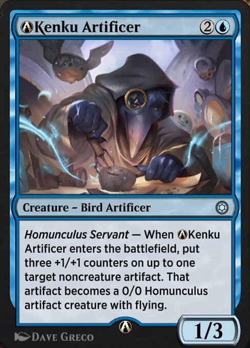 A-Kenku Artificer highlighted card art