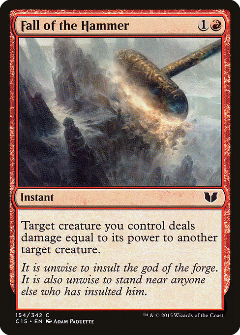 Fall of the Hammer from Commander 2015