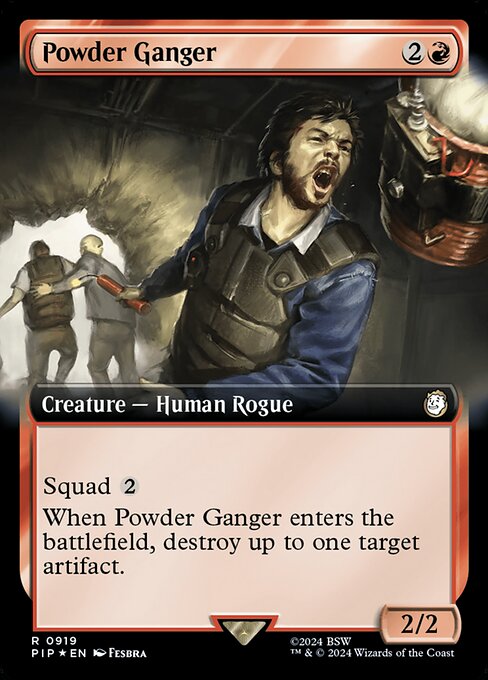 Powder Ganger highlighted card art