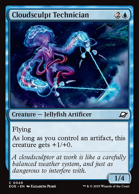 Cloudsculpt Technician highlighted card art