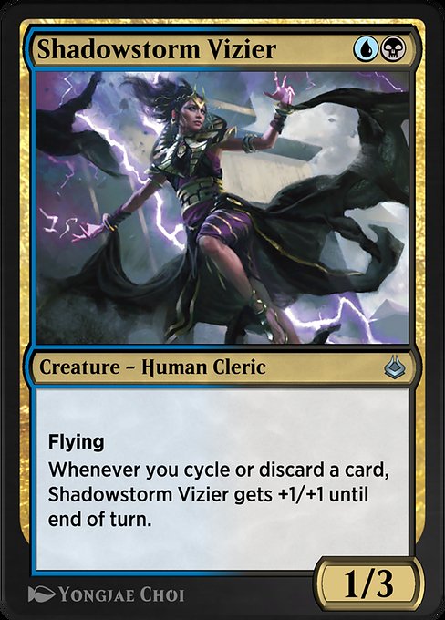 Shadowstorm Vizier highlighted card art