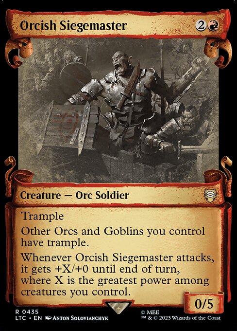 Orcish Siegemaster highlighted card art