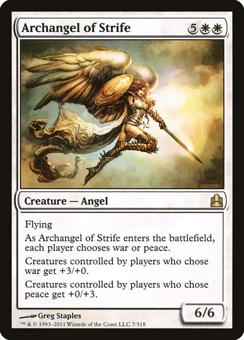 Archangel of Strife from Commander 2011