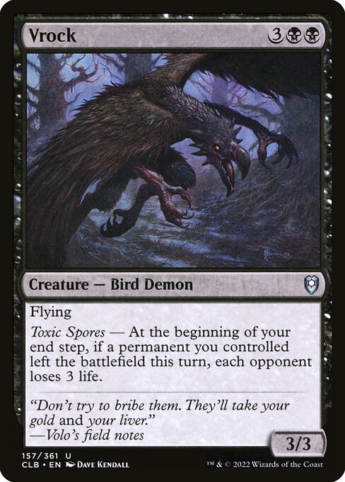 Vrock highlighted card art