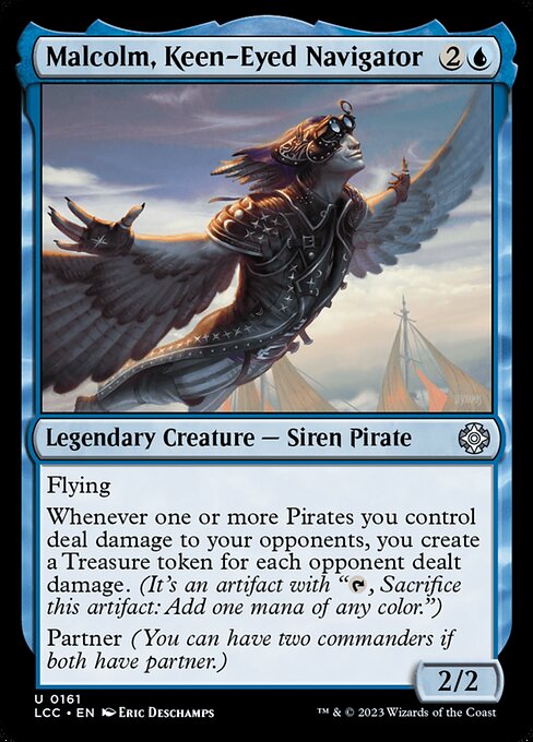 Malcolm, Keen-Eyed Navigator highlighted card art