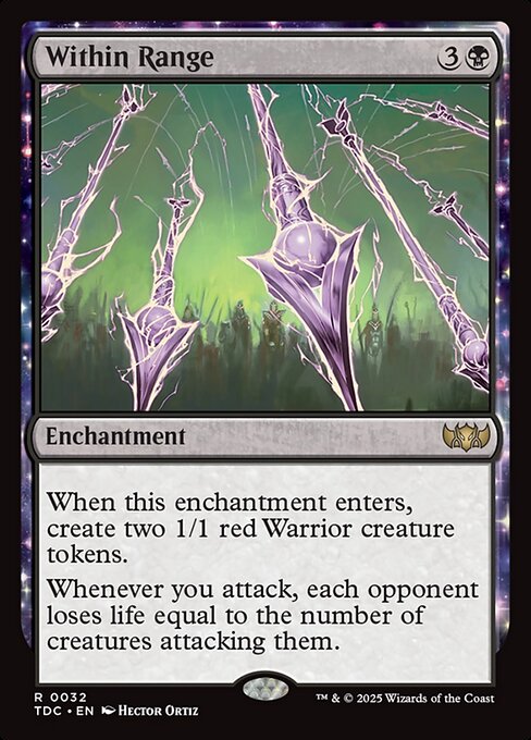 Within Range highlighted card art