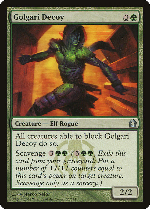 Golgari Decoy highlighted card art