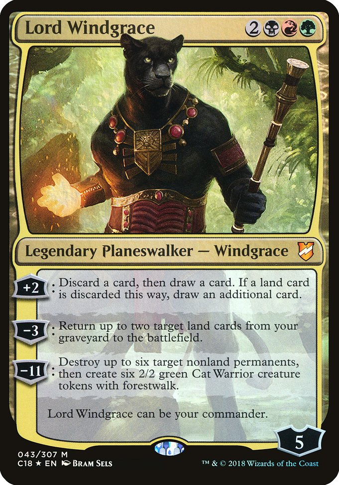Lord Windgrace from Commander 2018 Oversized