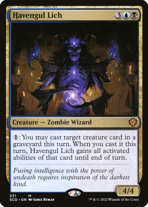 Havengul Lich from Starter Commander Decks