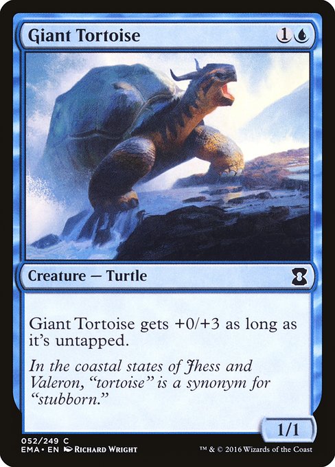 Giant Tortoise highlighted card art