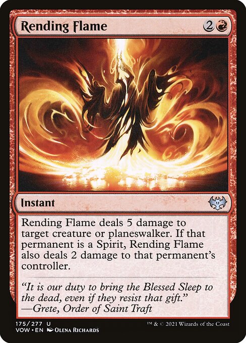 Rending Flame from Innistrad: Crimson Vow