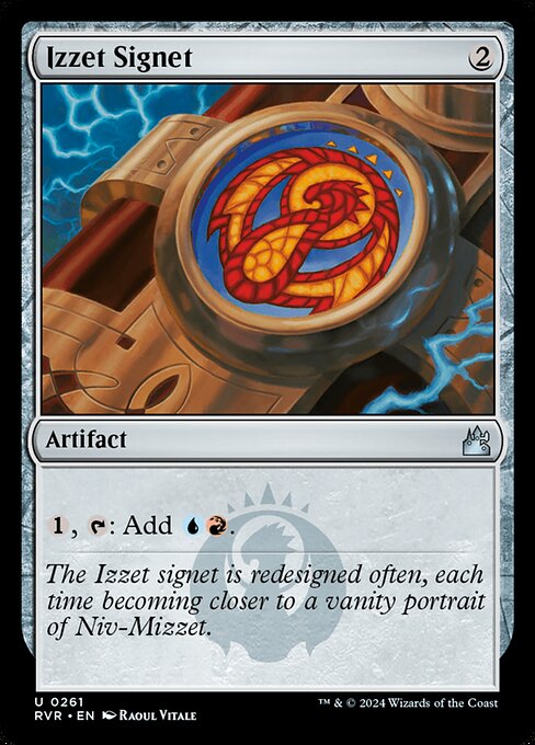 Izzet Signet from Ravnica Remastered