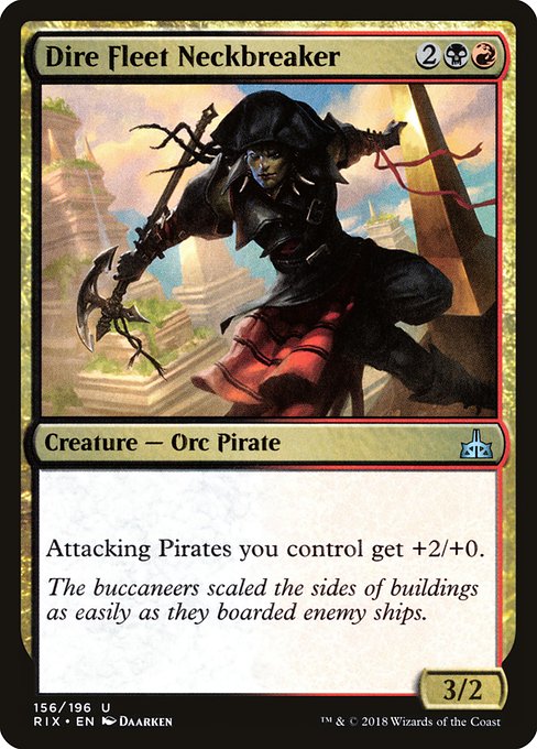 Dire Fleet Neckbreaker highlighted card art