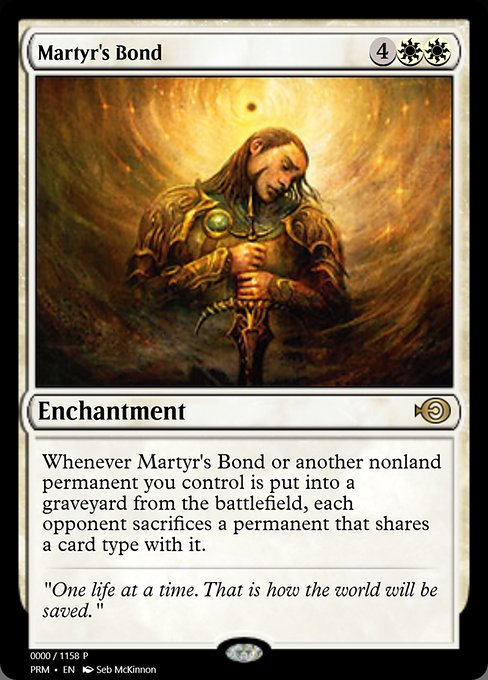 Martyr's Bond from Magic Online Promos