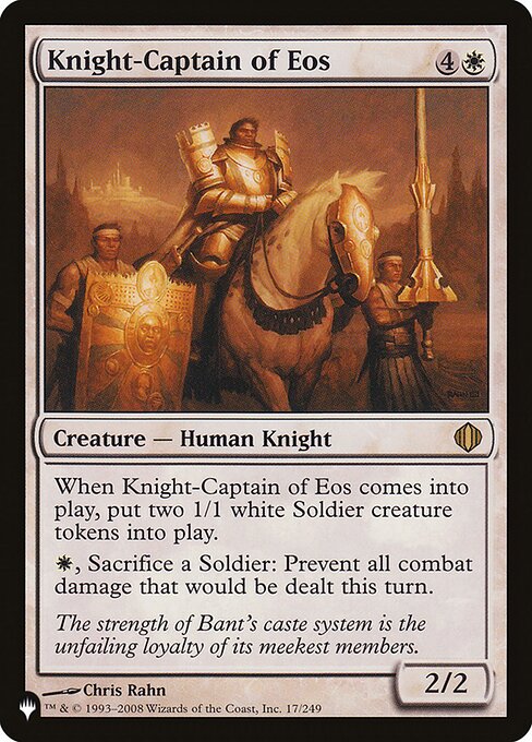 Knight-Captain of Eos highlighted card art