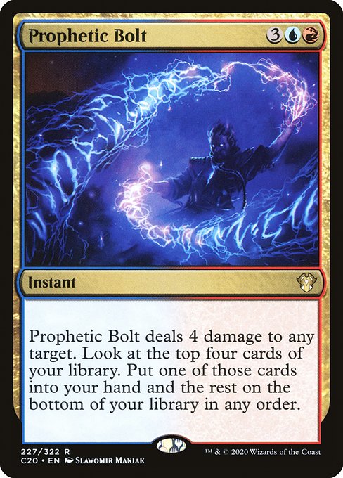 Prophetic Bolt from Commander 2020
