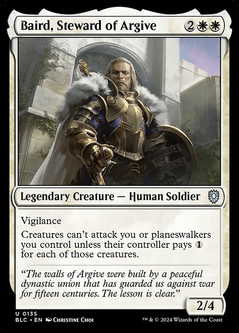 Baird, Steward of Argive highlighted card art