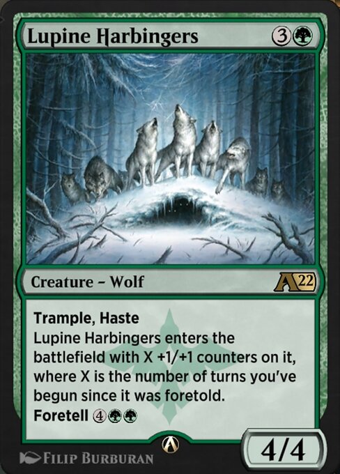 Lupine Harbingers highlighted card art