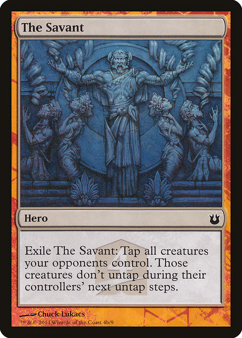 The Savant highlighted card art