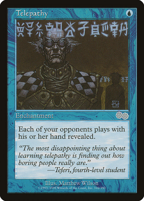 Telepathy from Urza's Saga
