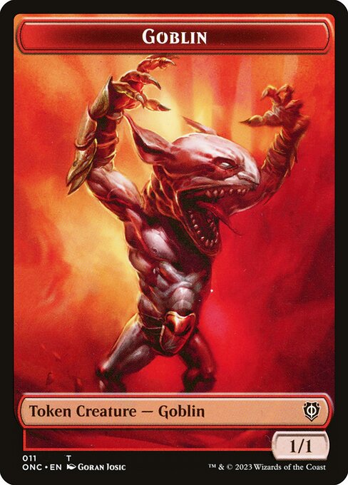 Goblin from Phyrexia: All Will Be One Commander Tokens