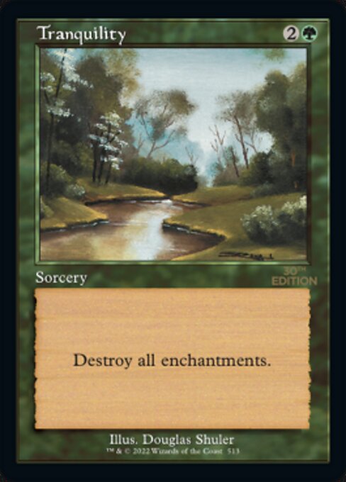 Tranquility highlighted card art