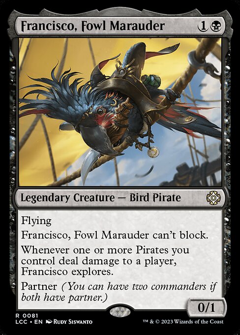 Francisco, Fowl Marauder highlighted card art
