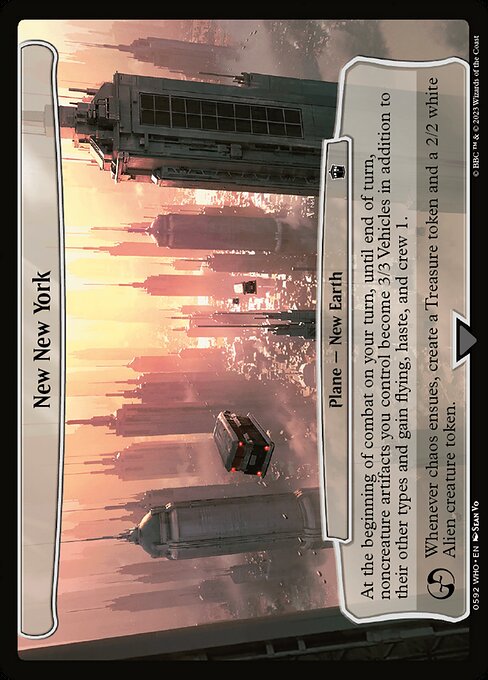 New New York highlighted card art