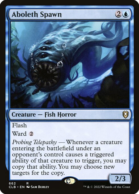 Aboleth Spawn from Commander Legends: Battle for Baldur's Gate