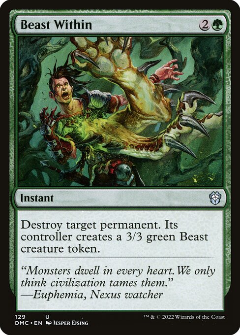 Beast Within from Dominaria United Commander