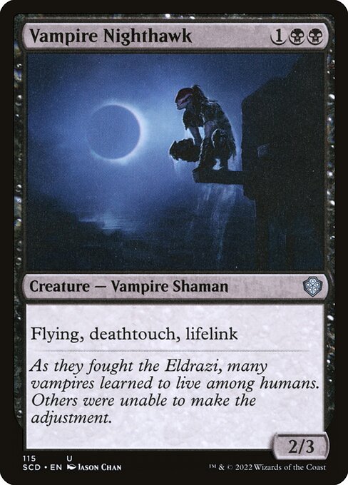 Vampire Nighthawk from Starter Commander Decks