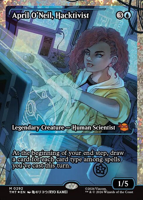 April O'Neil, Hacktivist from Teenage Mutant Ninja Turtles