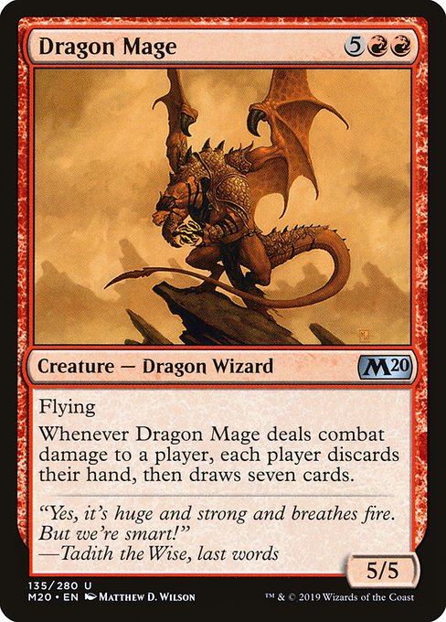 Dragon Mage from Core Set 2020