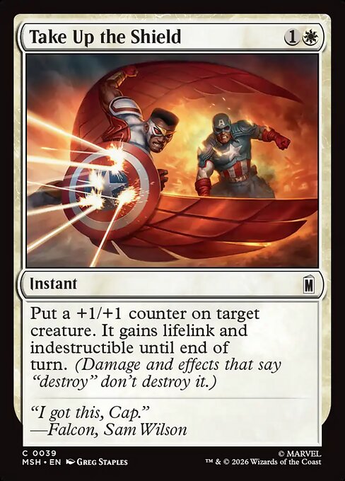 Take Up the Shield from Marvel Super Heroes