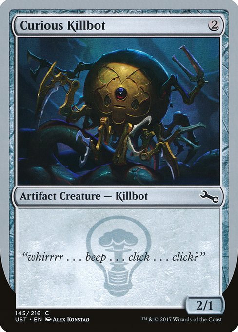 Curious Killbot highlighted card art