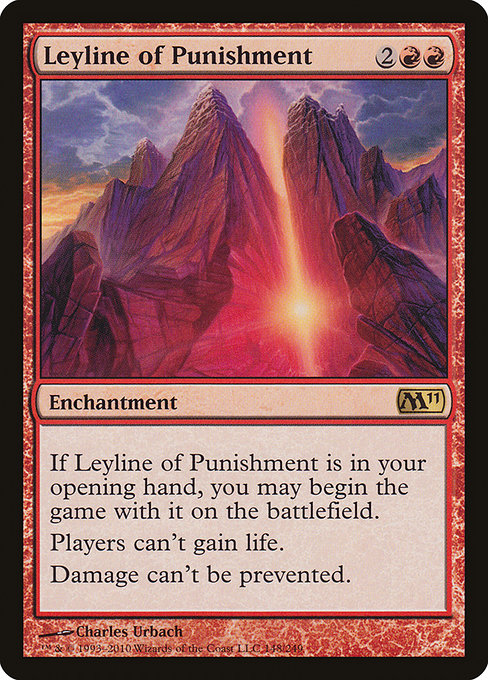 Leyline of Punishment highlighted card art