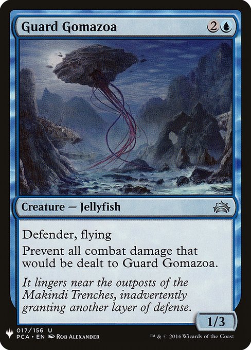 Guard Gomazoa highlighted card art