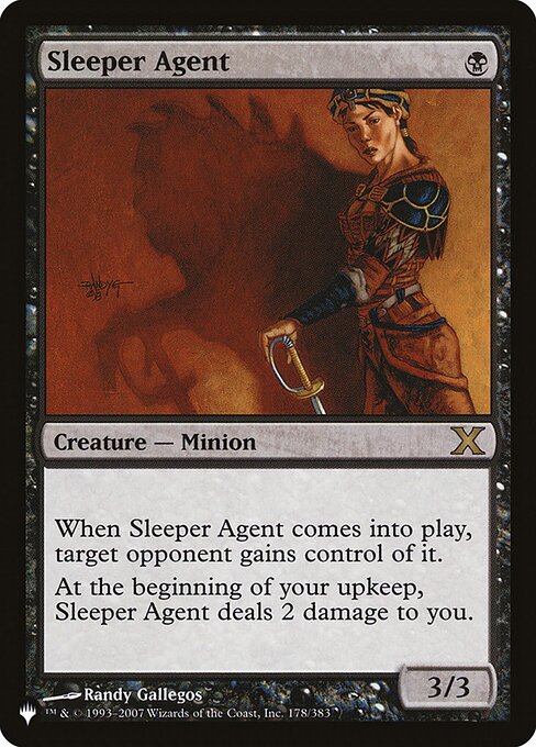 Sleeper Agent highlighted card art