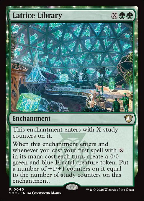 Lattice Library from Secrets of Strixhaven Commander