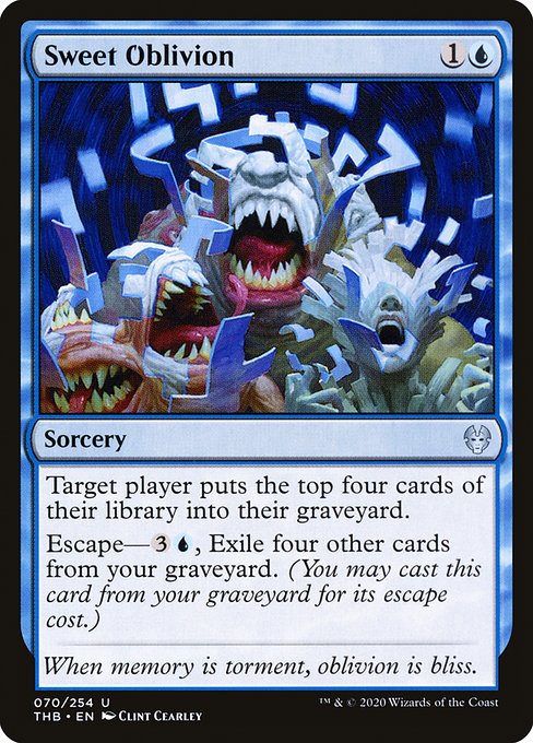 Sweet Oblivion highlighted card art