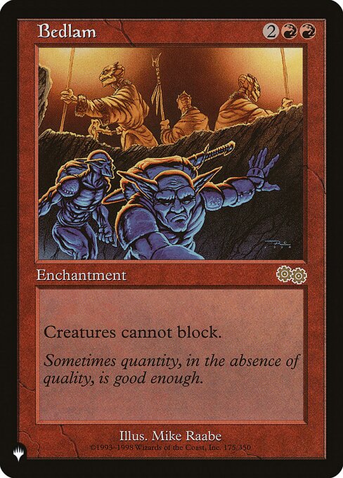 Bedlam highlighted card art