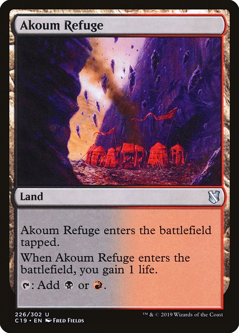 Akoum Refuge from Commander 2019