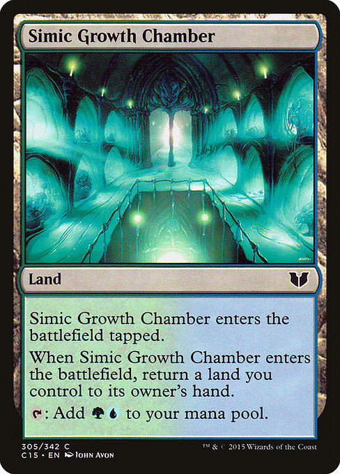 Simic Growth Chamber from Commander 2015