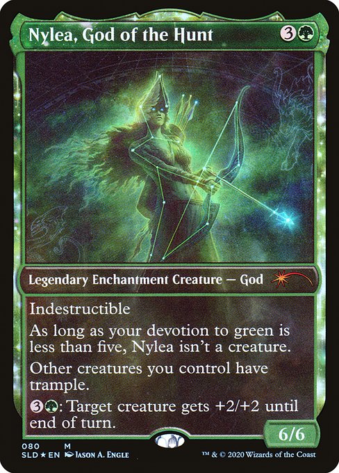 Nylea, God of the Hunt from Secret Lair Drop