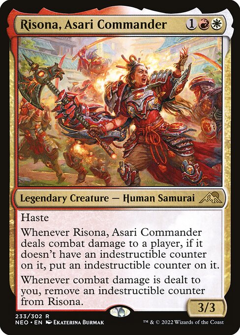 Risona, Asari Commander from Kamigawa: Neon Dynasty