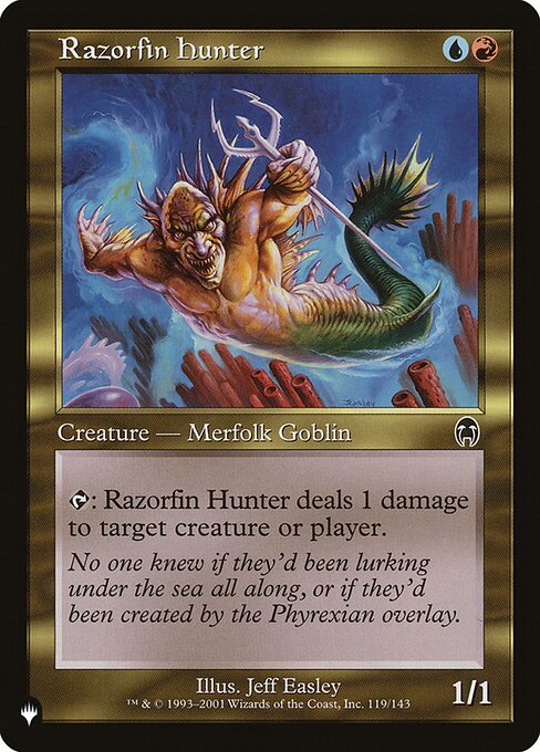 Razorfin Hunter highlighted card art