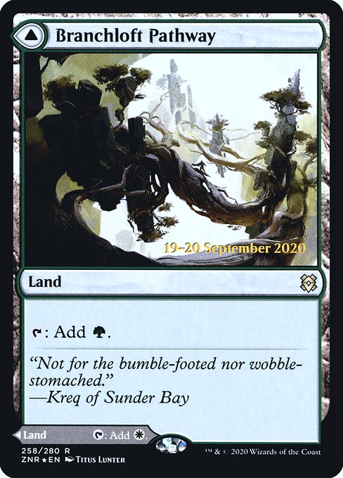 Branchloft Pathway // Boulderloft Pathway from Zendikar Rising Promos