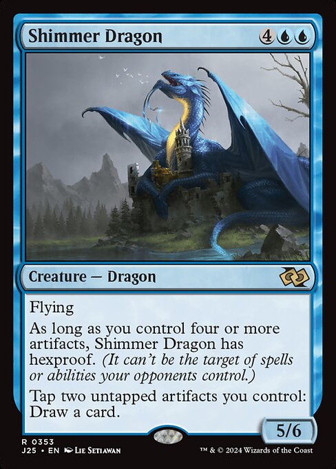 Shimmer Dragon highlighted card art
