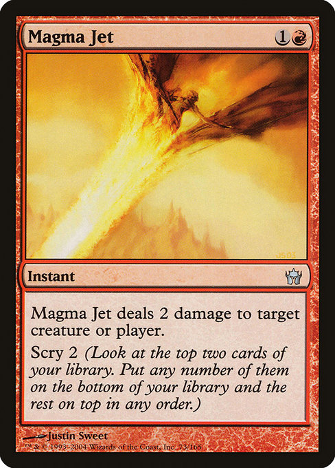 Magma Jet from Fifth Dawn